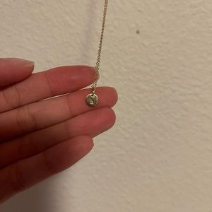 Cute Dainty “h” Necklace